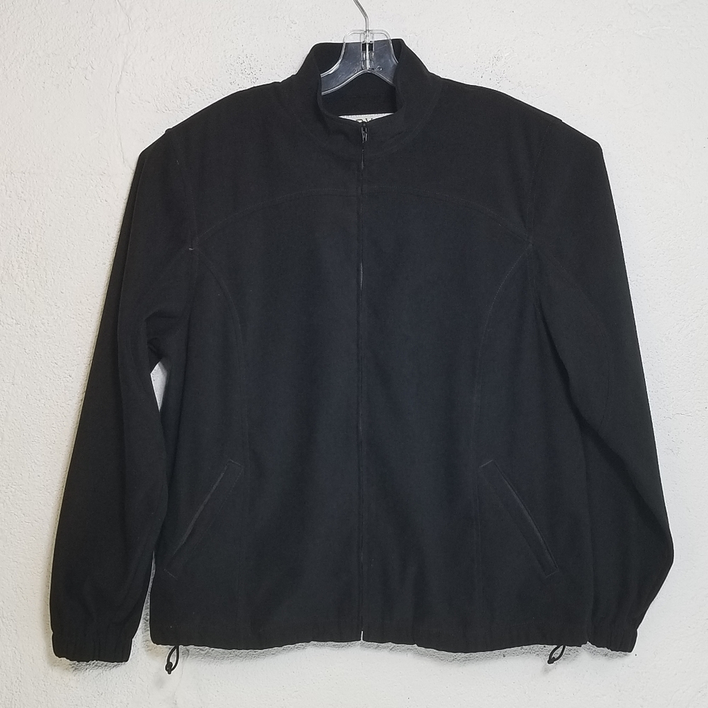 Orvis Sporting Women's Size 16 Lg Full Zip Black Casual Lightweight Jacket